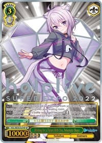 Wishing for a Future With You, Nekomata Okayu (SP) - hololive production Premium Booster - Weiss Schwarz card