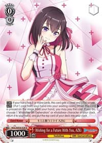 Wishing for a Future With You, AZKi - hololive production Premium Booster - Weiss Schwarz card