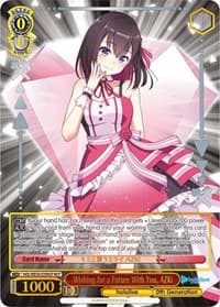 Wishing for a Future With You, AZKi (HLP) - hololive production Premium Booster - Weiss Schwarz card