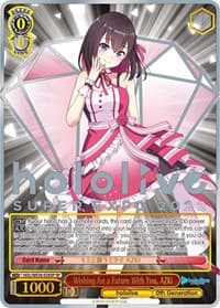 Wishing for a Future With You, AZKi (SP) - hololive production Premium Booster - Weiss Schwarz card