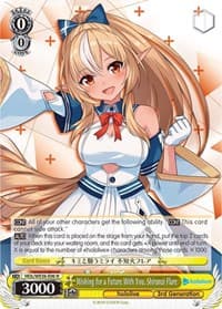 Wishing for a Future With You, Shiranui Flare - hololive production Premium Booster - Weiss Schwarz card
