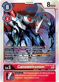 Canoweissmon - Xros Encounter - Digimon Card Game card