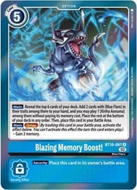 Blazing Memory Boost! - Xros Encounter - Digimon Card Game card