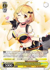 Wishing for a Future With You, Yozora Mel - hololive production Premium Booster - Weiss Schwarz card