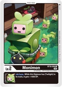 Monimon - Xros Encounter - Digimon Card Game card