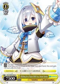 Wishing for a Future With You, Amane Kanata - hololive production Premium Booster - Weiss Schwarz card
