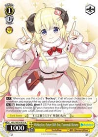 Wishing for a Future With You, Tsunomaki Watame - hololive production Premium Booster - Weiss Schwarz card
