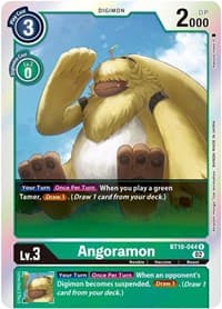 Angoramon - Xros Encounter - Digimon Card Game card