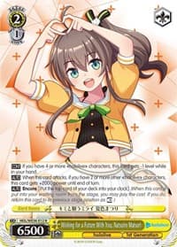 Wishing for a Future With You, Natsuiro Matsuri - hololive production Premium Booster - Weiss Schwarz card