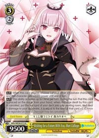 Wishing for a Future With You, Mori Calliope - hololive production Premium Booster - Weiss Schwarz card