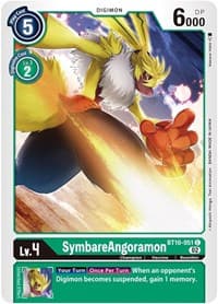 SymbareAngoramon - Xros Encounter - Digimon Card Game card