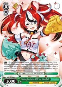 Wishing for a Future With You, Hakos Baelz - hololive production Premium Booster - Weiss Schwarz card