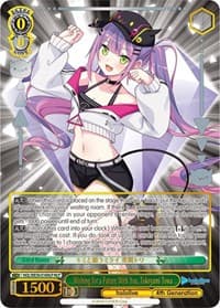Wishing for a Future With You, Tokoyami Towa (HLP) - hololive production Premium Booster - Weiss Schwarz card