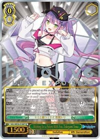 Wishing for a Future With You, Tokoyami Towa (SP) - hololive production Premium Booster - Weiss Schwarz card