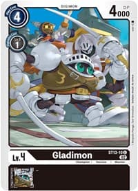 Gladimon - Starter Deck 13: Ragnaloardmon - Digimon Card Game card