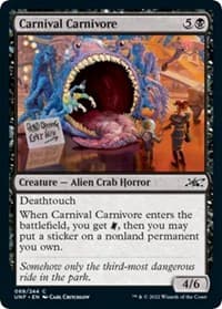 Carnival Carnivore - Unfinity - Magic: The Gathering card