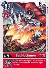 BaoHuckmon - Starter Deck 12: Jesmon - Digimon Card Game card