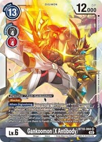 Gankoomon (X Antibody) - Xros Encounter - Digimon Card Game card