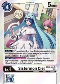 Sistermon Ciel - Xros Encounter - Digimon Card Game card