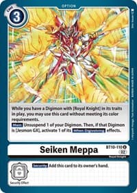 Seiken Meppa - Xros Encounter - Digimon Card Game card