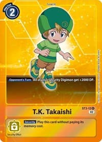 T.K. Takaishi (Alternate Art) - Starter Deck 12: Jesmon - Digimon Card Game card