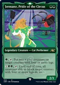 Jermane, Pride of the Circus (Showcase) - Unfinity - Magic: The Gathering card