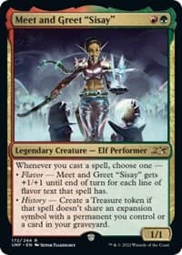 Meet and Greet "Sisay" - Unfinity - Magic: The Gathering card