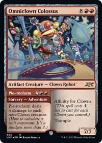 Omniclown Colossus - Unfinity - Magic: The Gathering card