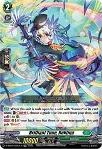 Brilliant Tune, Rektina (Foil) - D-TD01: Urara Haneyama -Bandmaster of Blossoming Bonds- - Cardfight Vanguard card