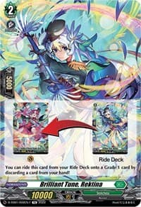 Brilliant Tune, Rektina (Tutorial Card) - D-TD01: Urara Haneyama -Bandmaster of Blossoming Bonds- - Cardfight Vanguard card
