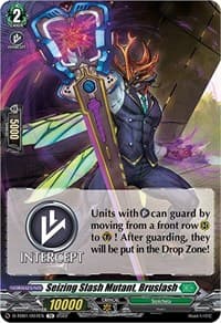 Seizing Slash Mutant, Bruslash - D-TD01: Urara Haneyama -Bandmaster of Blossoming Bonds- - Cardfight Vanguard card