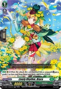 Lively Rhythm, Biara (Foil) - D-TD01: Urara Haneyama -Bandmaster of Blossoming Bonds- - Cardfight Vanguard card