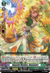 Hopeful Maiden, Alejandra - D-TD01: Urara Haneyama -Bandmaster of Blossoming Bonds- - Cardfight Vanguard card