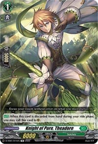 Knight of Pure, Theadore - D-TD01: Urara Haneyama -Bandmaster of Blossoming Bonds- - Cardfight Vanguard card