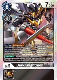 DarkKnightmon - Xros Encounter - Digimon Card Game card
