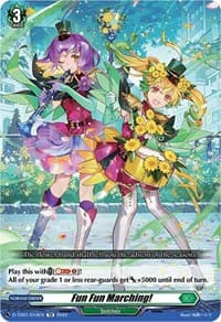 Fun Fun Marching! - D-TD01: Urara Haneyama -Bandmaster of Blossoming Bonds- - Cardfight Vanguard card