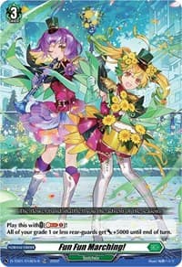 Fun Fun Marching! (Foil) - D-TD01: Urara Haneyama -Bandmaster of Blossoming Bonds- - Cardfight Vanguard card