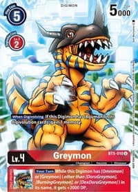 Greymon (25th Special Memorial Pack) - Battle of Omni - Digimon Card Game card