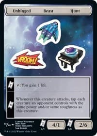 Unhinged Beast Hunt - Unfinity - Magic: The Gathering card