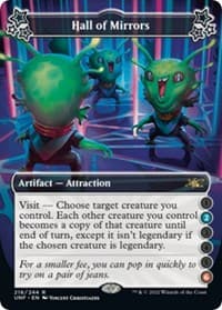 Hall of Mirrors (2-6) - Unfinity - Magic: The Gathering card