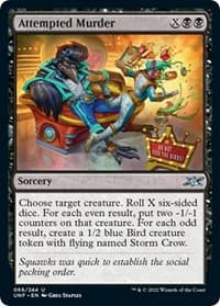 Attempted Murder - Unfinity - Magic: The Gathering card