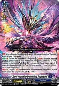Jewel-embracing Dragon Fang, Drajeweled (Foil) - D-TD02: Michiru Hazama -Demonic Jewel Dragon of the Four Flames- - Cardfight Vanguard card