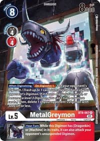 MetalGreymon (25th Special Memorial Pack) - New Awakening - Digimon Card Game card
