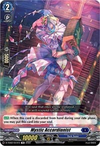 Mystic Accordionist - D-TD02: Michiru Hazama -Demonic Jewel Dragon of the Four Flames- - Cardfight Vanguard card