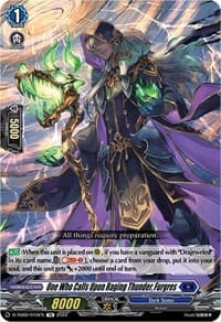 One Who Calls Upon Raging Thunder, Furgres - D-TD02: Michiru Hazama -Demonic Jewel Dragon of the Four Flames- - Cardfight Vanguard card