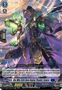 One Who Calls Upon Raging Thunder, Furgres (Foil) - D-TD02: Michiru Hazama -Demonic Jewel Dragon of the Four Flames- - Cardfight Vanguard card