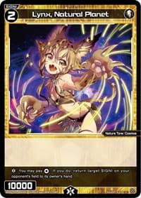 Lynx, Natural Planet - Curiosity Diva - WIXOSS card