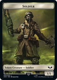 Soldier (004) // Vanguard Suppressor Double-Sided Token - Universes Beyond: Warhammer 40,000 - Magic: The Gathering card