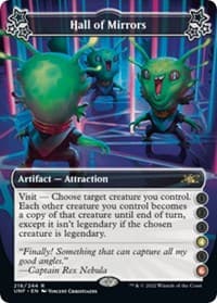 Hall of Mirrors (4-6) - Unfinity - Magic: The Gathering card
