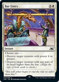 Bar Entry - Unfinity - Magic: The Gathering card